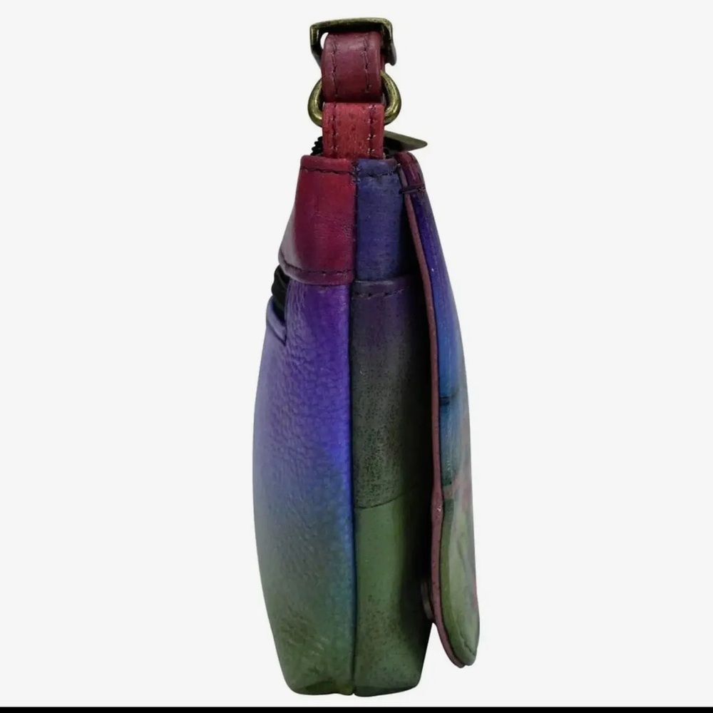 Anuschka Colorful Cactus Print Women's Bag NWT - Picture 3 of 7